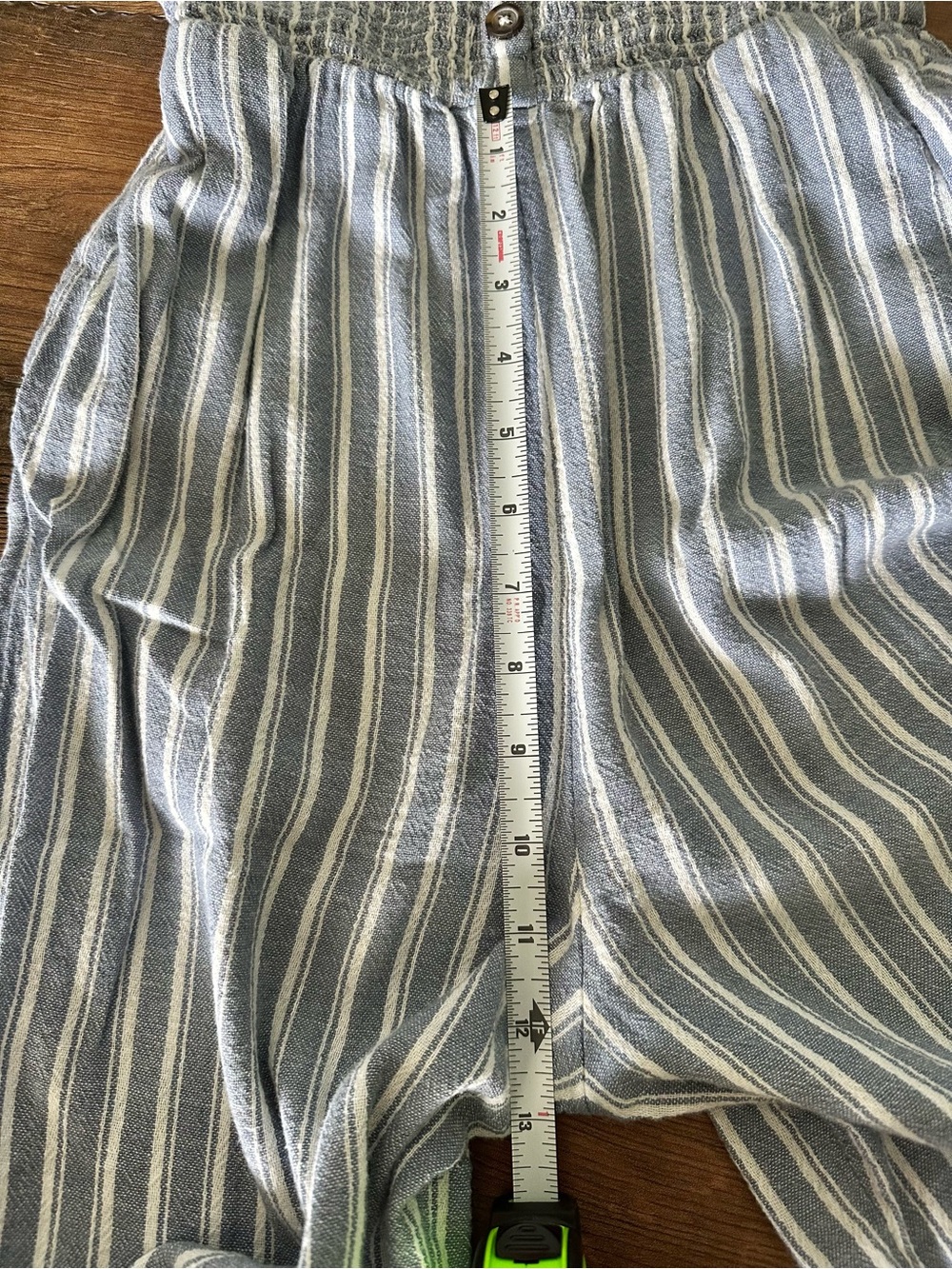 Hollister blue and white striped jumpsuit romper - Picture 7 of 9